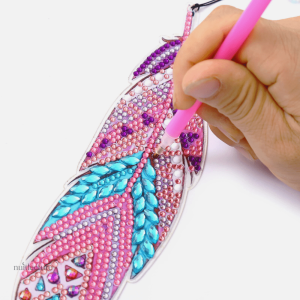 Marque-page décoratif en plumes pour un style unique