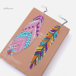 Marque-pages en plumes, parfaits pour les amateurs de lecture