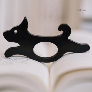 Bague de lecture en bois pour les amoureux des chiens