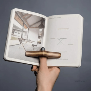 Bague de lecture en bois design