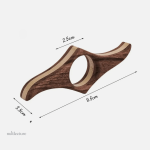 Bague de lecture artisanale en bois