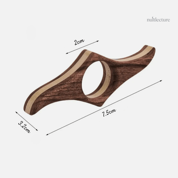 Bague de lecture minimaliste en bois