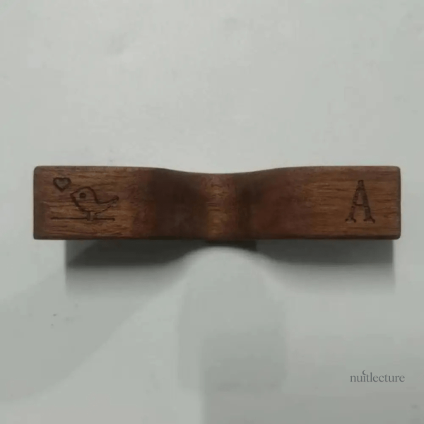 Bague de lecture en bois robuste et esthétique