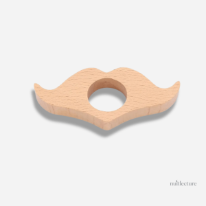 Moustache, bague de lecture en bois, accessoire de lecture