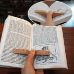 Bague de lecture pouce en bois