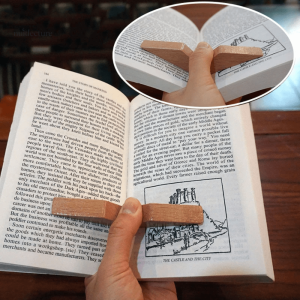Bague de lecture pouce en bois