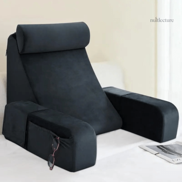 Coussin de lecture offrant un soutien optimal au cou