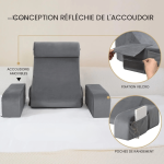 Coussin de lecture ajustable pour un confort personnalisé