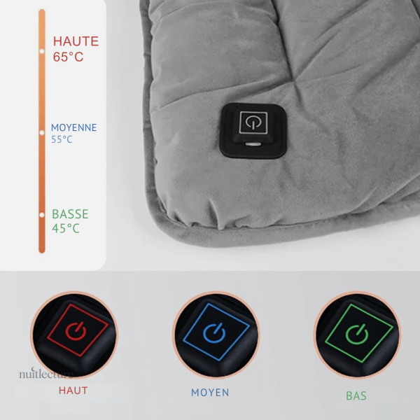 Coussin de lecture électrique pour un confort optimal