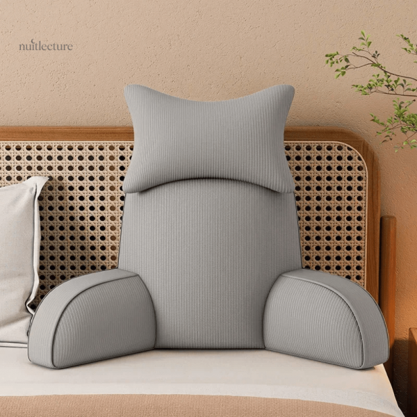 Coussin de lecture lavable en micropeluche de qualité