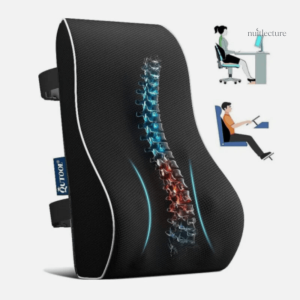 Coussin ergonomique pour lecture sur chaise de bureau
