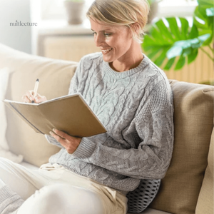 Coussin ergonomique pour confort lors de la lecture