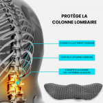 Soutien lombaire pour une posture saine en lisant