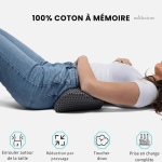 Coussin de lecture, idéal pour les longues heures passées assis