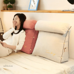 Coussin de lecture doux et stylé pour la détente