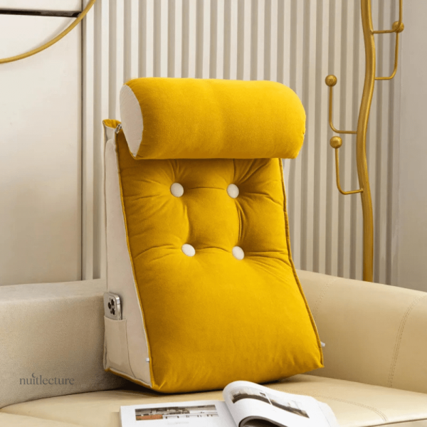 Coussin de lecture confort moderne