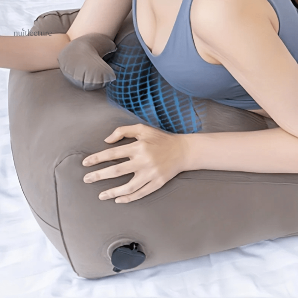 Coussin de lecture ergonomique pour soutien lombaire