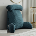 Coussin de lecture avec accoudoirs pratiques