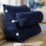 Coussin de lecture en peluche pour détente