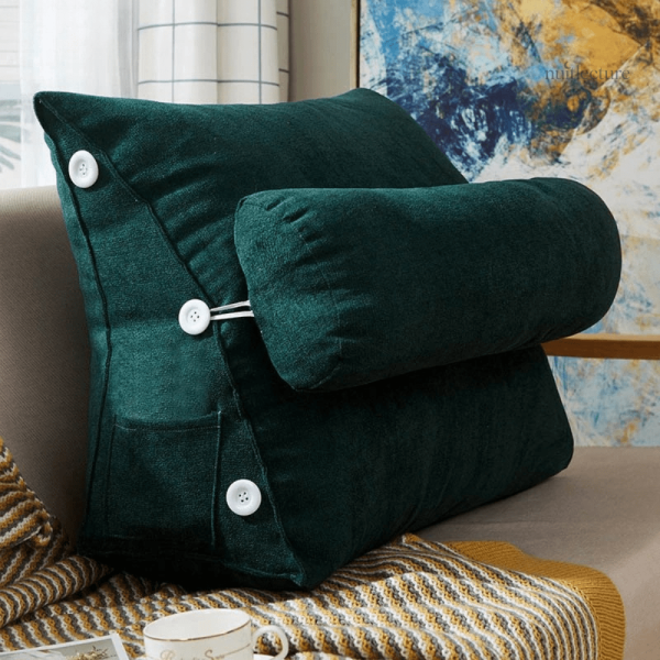 Coussin confortable, compagnon de lecture