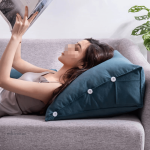 Coussin en peluche pour moments de lecture
