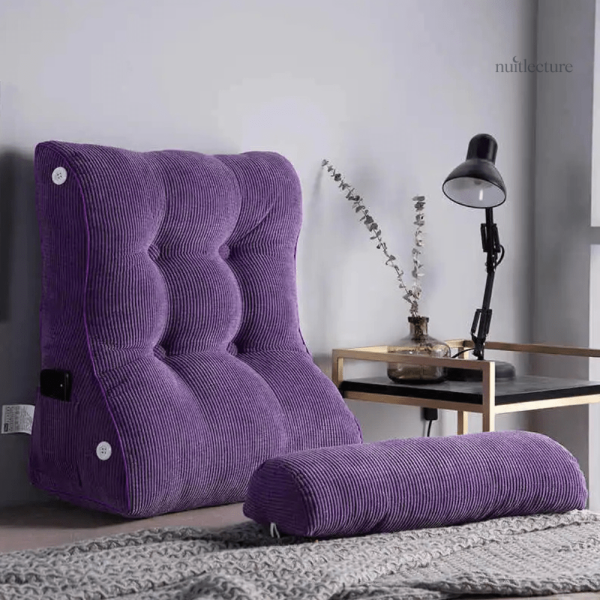 Coussin de soutien pour la lecture en position allongée