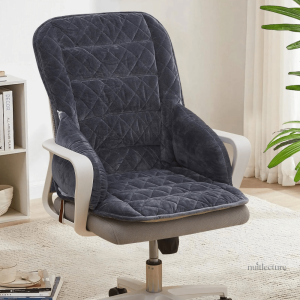 Coussin de lecture en velours pour confort lombaire
