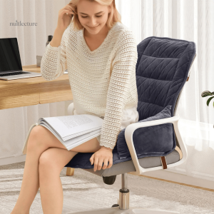 Coussin en velours pour lecture et soutien lombaire