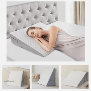 Coussin relaxant triangulaire idéal pour la lecture