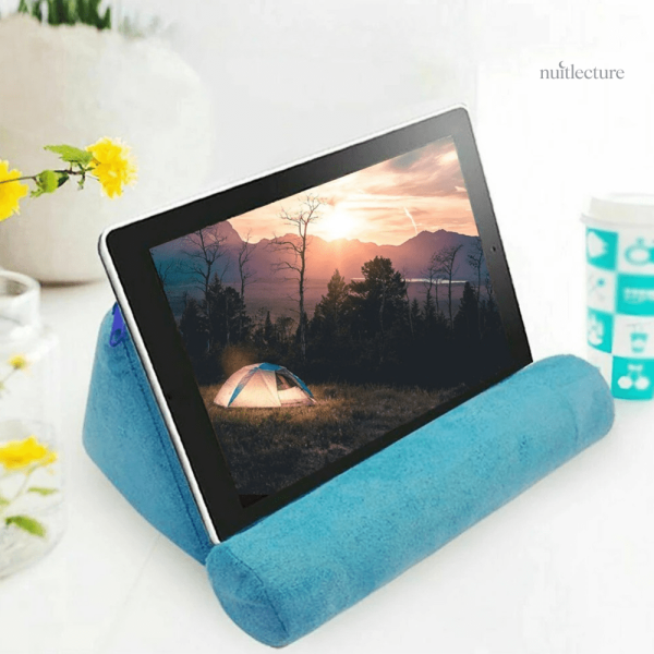 Coussin porte livre confortable et pratique pour la lecture