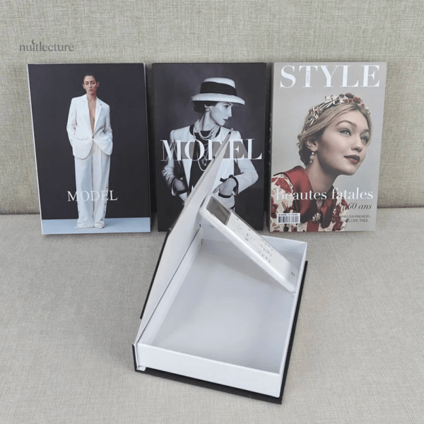 Style chic avec faux livres décoratifs pour intérieur