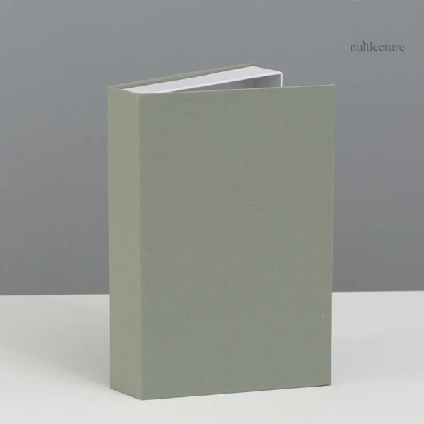 Faux livres décoratifs couleur unique pour la maison