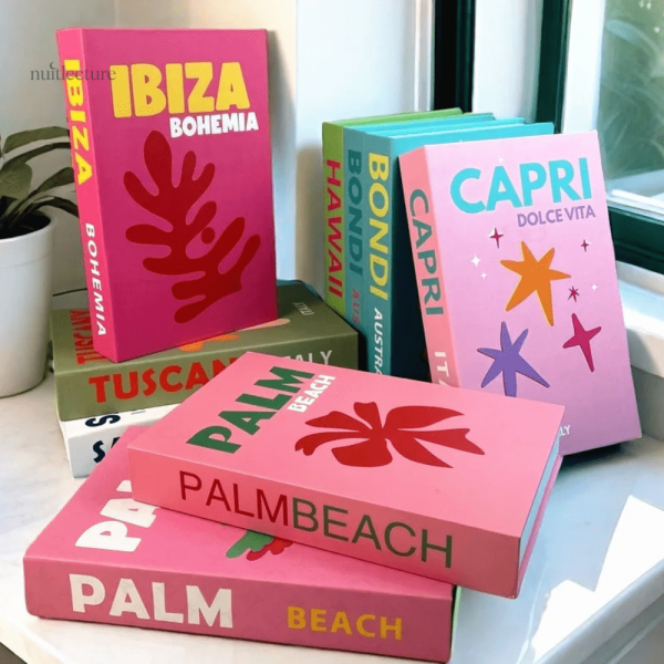faux-livres-decoratifs-luxe-inspirations-tropicales-1 Faux livres décoratifs luxe inspirations tropicales