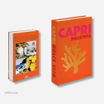 Décor tropical raffiné avec faux livres élégants