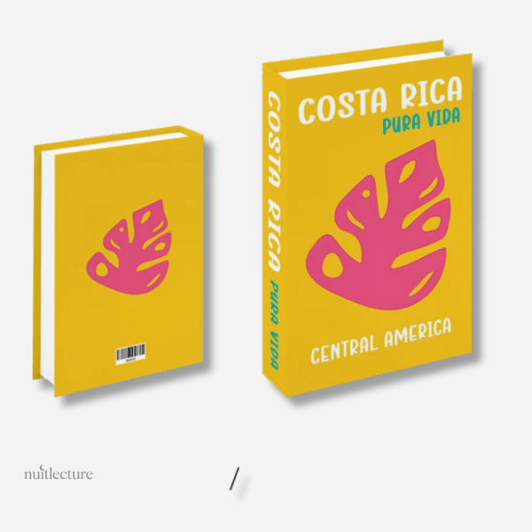 Livres décoratifs inspirés par la nature tropicale
