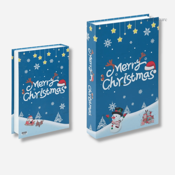 Décoration de Noël avec faux livres stylés