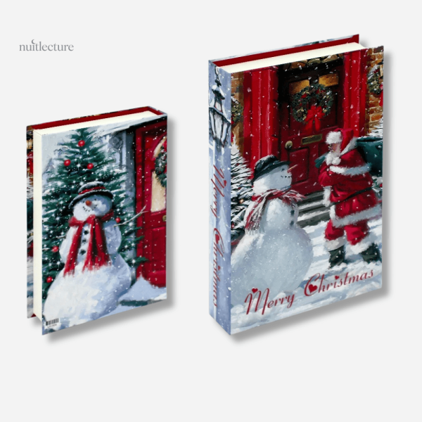 Élégance festive avec faux livres décoratifs