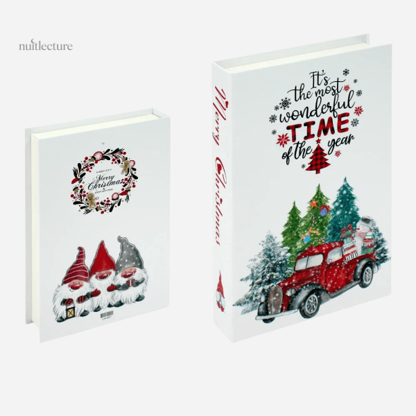 Faux livres décoratifs élégants pour Noël - vue 3