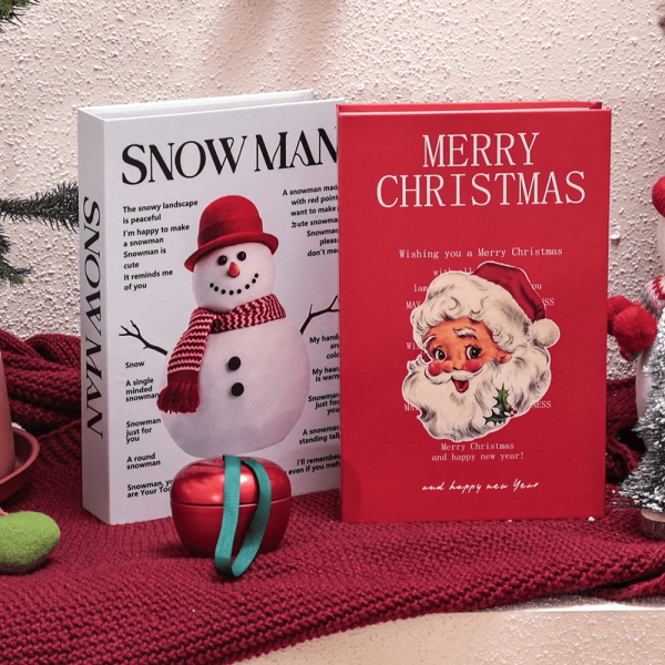 Faux livres décoratifs pour ambiance festive