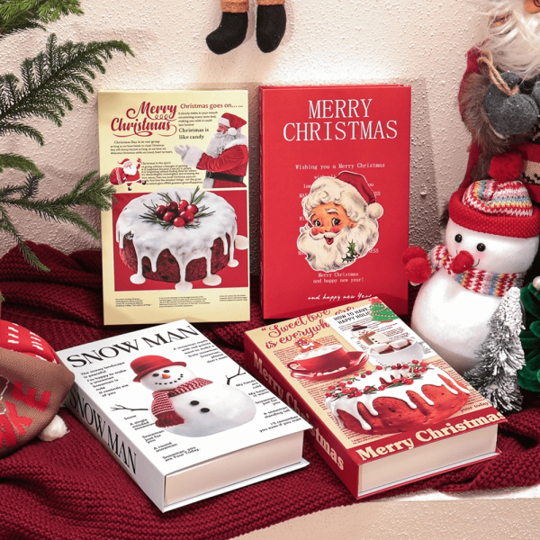 Accessoires déco : faux livres de fête