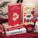 Faux livres à thème Noël pour embellir