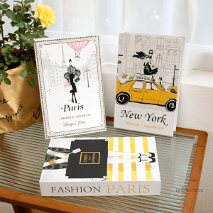 Faux livres décoratifs pour décoration intérieure