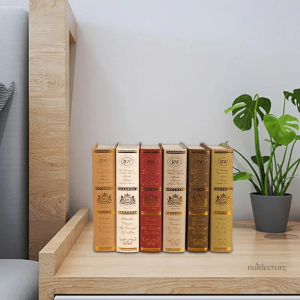 Livres décoratifs au charme rétro européen