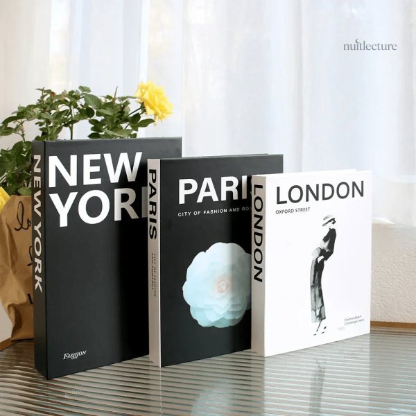 faux-livres-design-villes-du-monde-1 Faux livres design villes du monde pour décoration intérieure