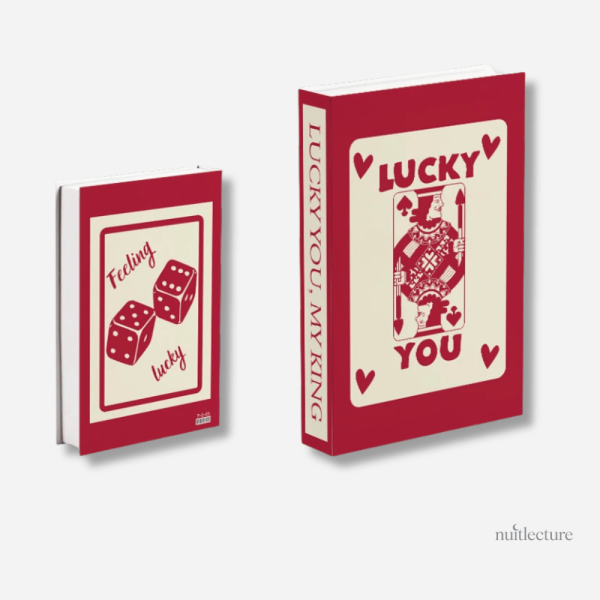 Accessoire déco Poker en faux livres stylés