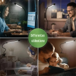 Lampe à pince LED, idéale pour espace de travail