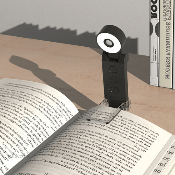 lampe-de-lecture-a-pince-rechargeable-design-1 Lampe de lecture rechargeable à pince design
