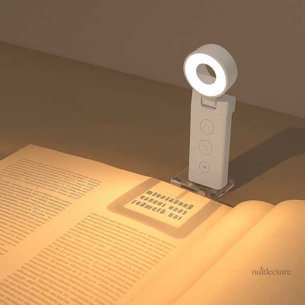 Lampe rechargeable à pince pour un confort optimal