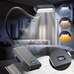 Lampe de lecture USB en aluminium 3 couleurs anti-lumière bleue