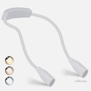 Lampe de lecture de cou pratique et flexible pour la lecture